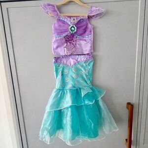 NWOT Disney Store Ariel Princess Dress (5/6T)